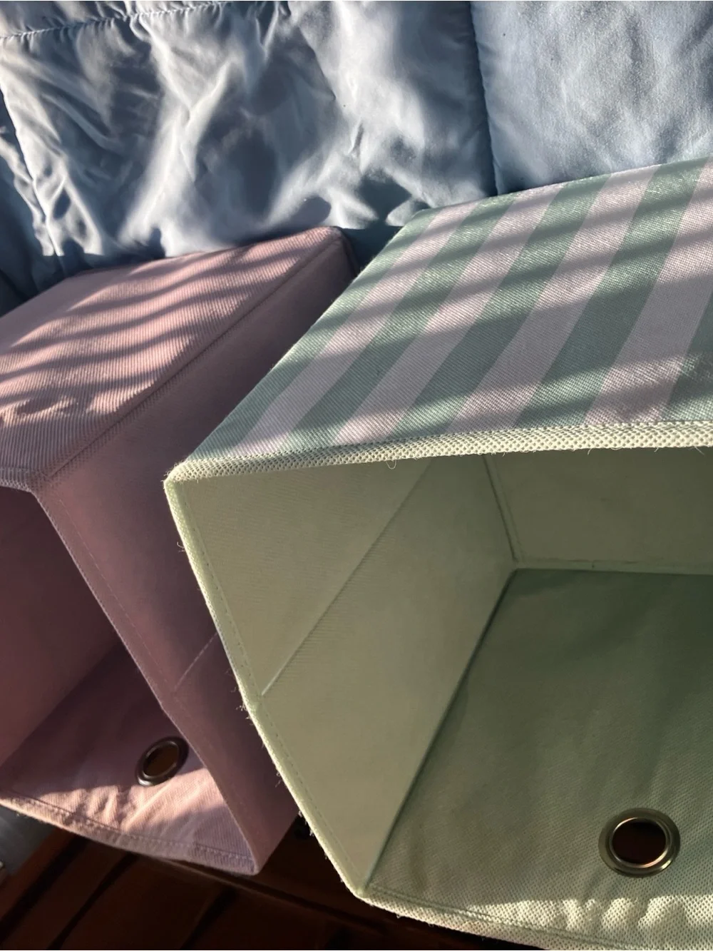 Home Accents Pink Fabric Storage Cube - Collapsible Organizer Set